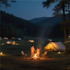 Luzes movidas a bateria